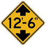 Warning Road Signs | Low Clearance New York Road Signs | Low Clearance