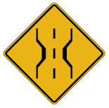 Narrow Bridge or Underpass Ahead