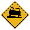 New York Road Signs | Very Low Shoulder