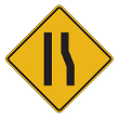 Tennessee Warning Road Signs | Lane Ends